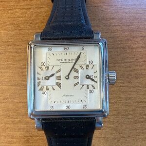 Stuhrling Original Silver and Black Watch